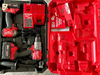 Milwaukee M18 Fuel Combo Drill and Impact Drivers, View more