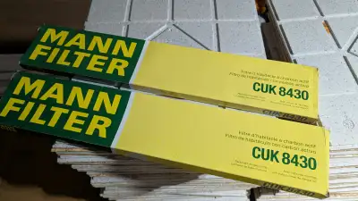 I have for sale 2 Mann CUK8430 Activated carbon air filters - Bought for my 1 series but sold the ca...