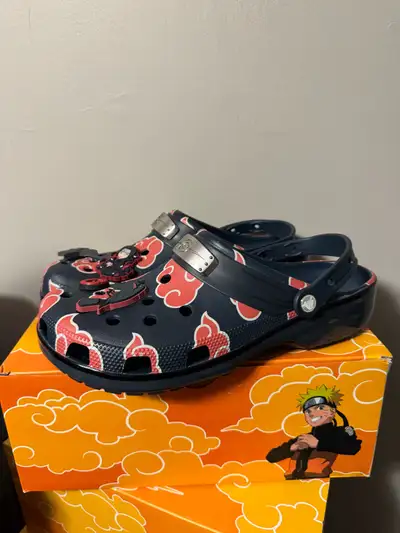 Crocs Classic Clog Naruto Itachi Size 12, 13 $120 each Pick up at Richmond hill