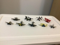 Mini Collection Airplanes Die Cast Metal Military & Vehicles 