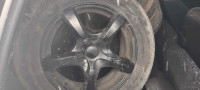 Touren alloy wheels/rims with tire (2 good) 225/65r17
