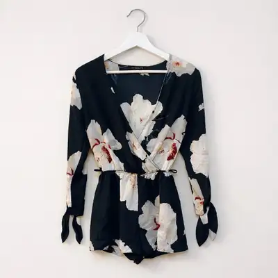 Dynamite floral romper, View more