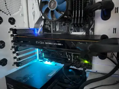 Selling a EVGA blower style 1080ti. New thermal paste added recently won’t be needed for a number of...