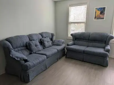 Couch and love seat, View more