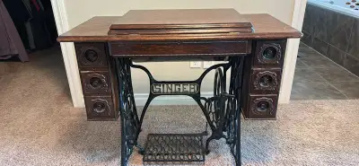 Vintage Singer Sewing Machine , View more