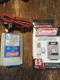 TWO - Coleman 8.5A, 12V Digital Solar Panel Charge Controller