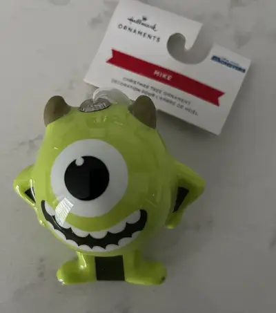 Christmas Hallmark Decoupage Ornament Mike Wasowski Monsters Inc, View more