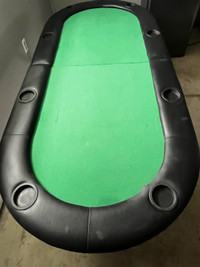 8 player Texas Holdem Poker/Games table with cup holders 