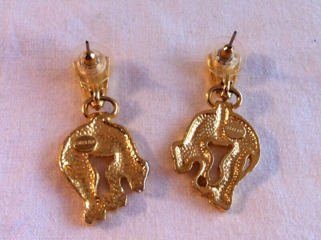 “Cartier-style panther” earrings  by "park lane" in Jewellery & Watches in Barrie - Image 4