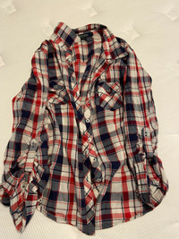 CottonOn Plaid Shirt Sz M Wmns