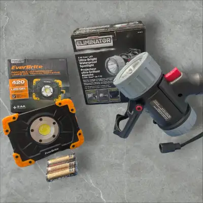 NEW LED handheld lights / lampes DEL portatives, View more