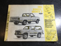 1985 Ford Ranger & Ford Bronco II Electrical & Vacuum Manual