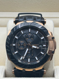 Tissot Chronograph Rose Gold Leather Band