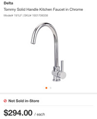 Delta Kitchen Faucet-reduced