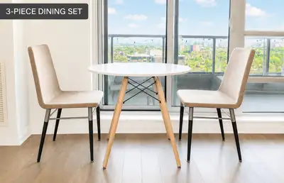 Dining set - IKEA Preben Dining chairs + Structube Eiffel Table, View more