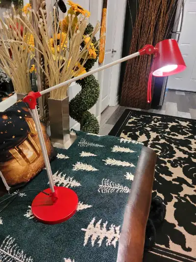 Ikea Lamp Desk Bought few years, used only few times. Bulb & fixture works perfect. Paid:$50plus Tax...
