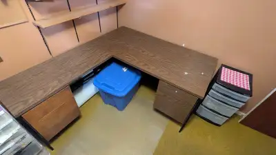 L shaped desk , View more