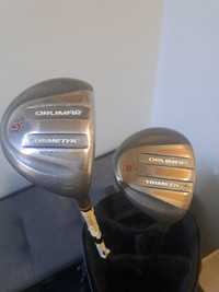 Orlimar 9 degree driver and 8 degree five wood