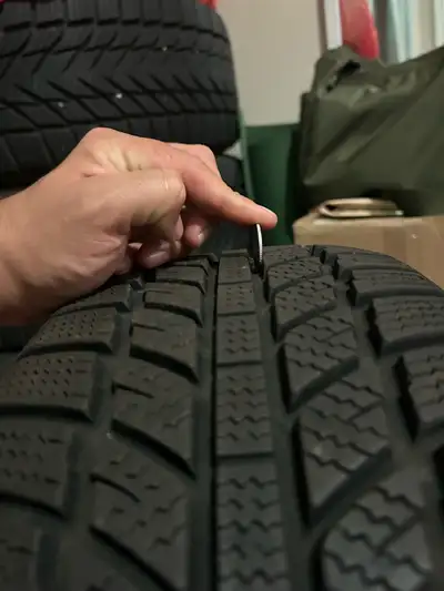 Winter Tires 205/55R16, Dynamo Winter DW 701, 1 Season Used Set of 4 winter tires, used for only one...