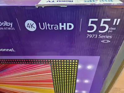 Philips 55-inch 4K Ultra HD Roku Smart TV, View more