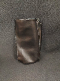 Black Leather Phone Case