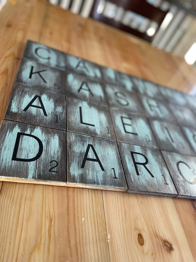 Scrabble tiles  in Home Décor & Accents in Saskatoon - Image 3