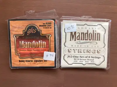 GHS D'Addario Mandolin Strings New, View more