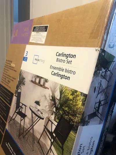 3 pieces bistro set à qui la chance