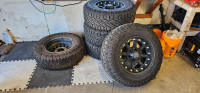 265/70R17 Set of 5 Goodyear Duratrac tires w/Rims