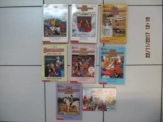 Classic Ann M. Martin The Baby Sitters Club 8pc Book Lot Cir1991 in Arts & Collectibles in Mississauga / Peel Region - Image 2