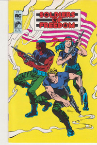 AC Comics - Soldiers of Freedom - complete series of 2.