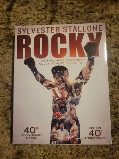 I have a "Rocky Heavyweight Collection" blu-ray for sale. Go the distance with this Rocky Heavyweigh...