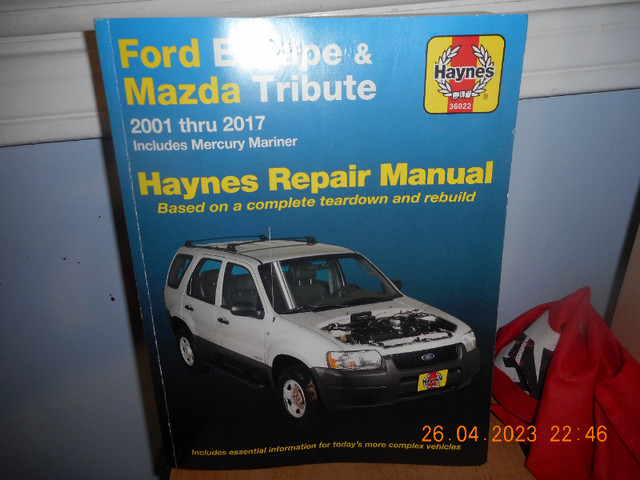 HAYNES MANUAL in Other in Barrie - Image 2