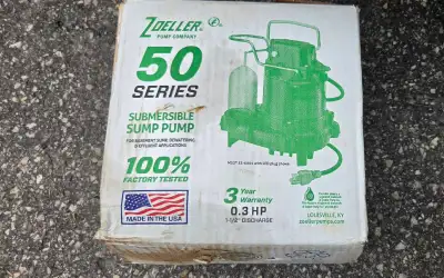 Zohler 0.3 HP Sump Pump, View more