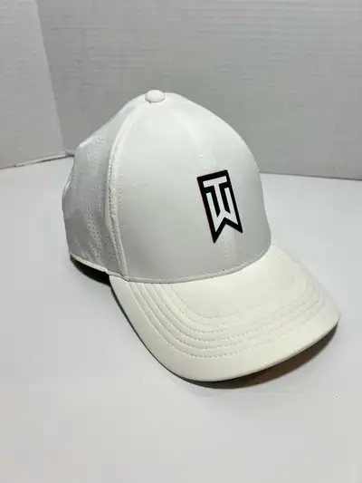 Nike Tiger Woods TW Legacy91 Golf Hat Cap White Logo DRI-FIT, View more