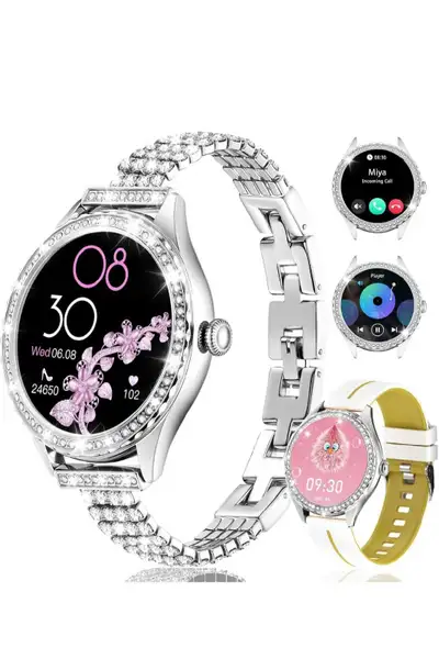 Watch for women make/ answer call 120 + sports modes activity tracker With sleep monitor/ heart rate...