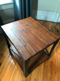 End Table - Distressed Natural Pine