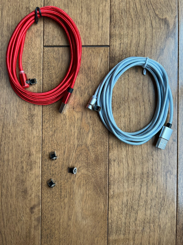 USB to Lightning Magnetic Tip Cables - 6 feet long dans Câbles et connecteurs  à Longueuil/Rive Sud
