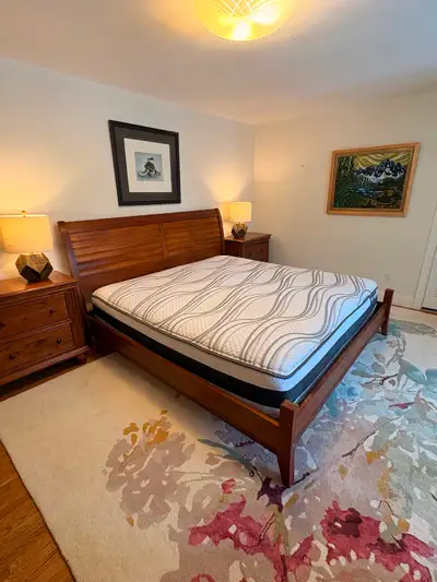 King Bed Set including Mattress!, View more