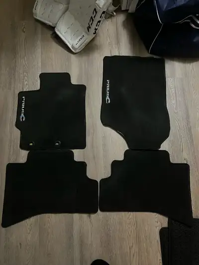 Both winter (plastic/rubber) and summer/all season (carpet) Toyota brand indoor floor mats. In great...