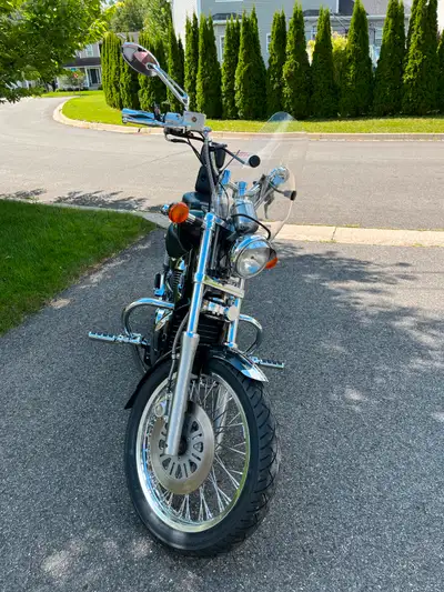 New brakes, tires and battery. Straight pipes. Nice sound. Many after market accessories. Well maint...