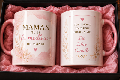 Tasse personnalisée pour maman – Prénoms des enfants  cadeau, View more