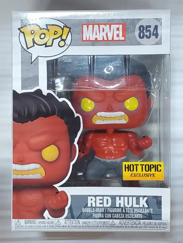 Funko Pop Marvel Red Hulk Exclusive in Toys & Games in Oshawa / Durham Region - Image 2