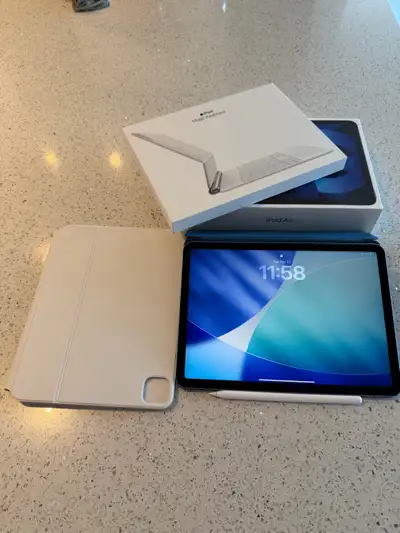 IPad Air 5th Gen + Magic Keyboard + Apple Pencil, View more