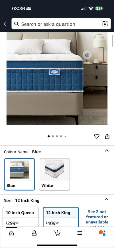bed mattress king size, View more