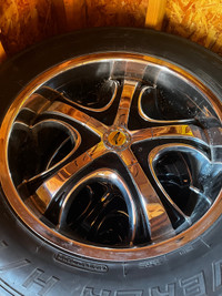 20” Platinum Patriarch 416 wheels w/tires
