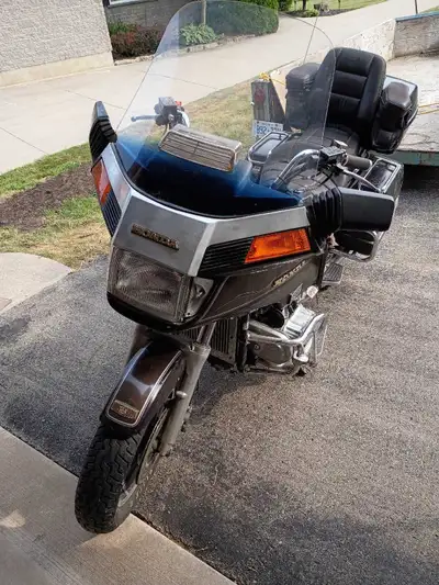 Experience classic touring comfort on this 1984 Honda Goldwing, featuring a legendary flat-four engi...