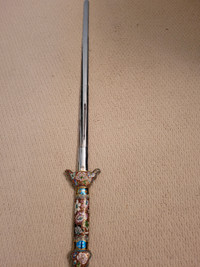 Chinese Ceremonial  Cloisonne Sword