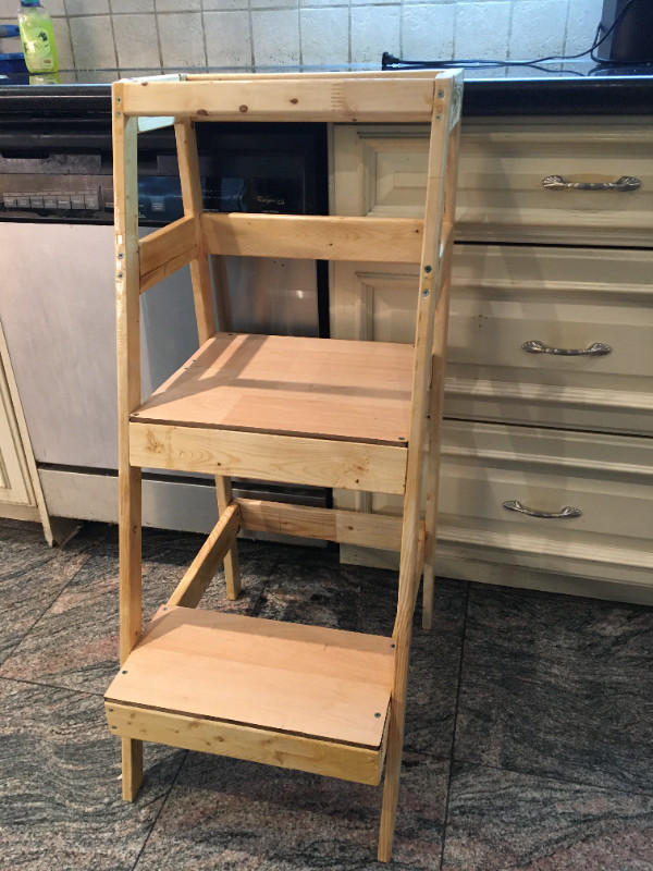 Kitchen helper step tower, Montessori inspired. in Feeding & High Chairs in City of Toronto - Image 2