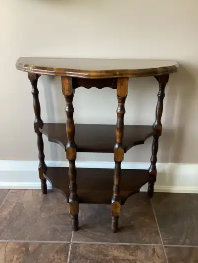 Half Moon Hall or Side Table, View more